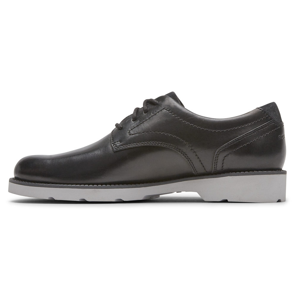 Oxfords Rockport Homem Pretas - Bradlee Plain Toe - 34716PSGO